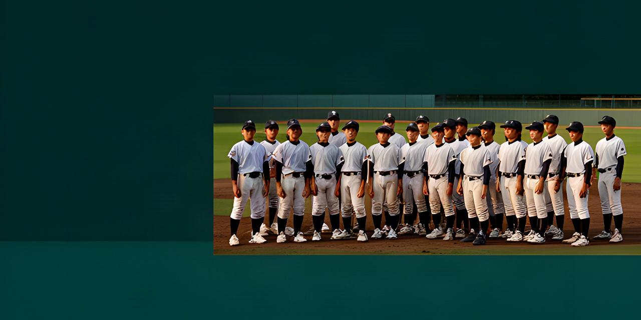 愛知県の高校野球部員が試合前にグラウンドで整列し、統一された公式ユニフォームを着ている様子